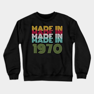 50th Birthday Celebration Gift Retro Vintage Crewneck Sweatshirt